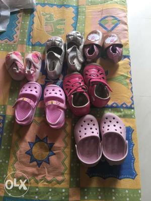 Baby to toddler shoes,almost new