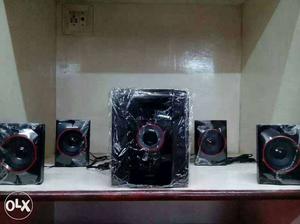 Black 4.1 Multimedia Speaker