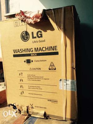 Black LG Washing Machine Box