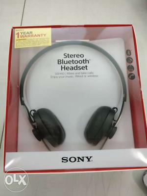 Black Sony Bluetooth Headset In Box