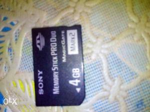 Black Sony Micro SD Card