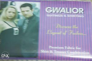 Gwalior suitings and shirting.Brand new