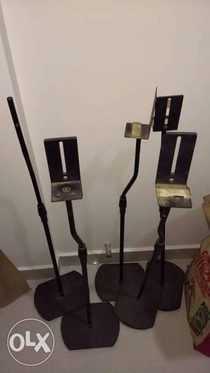 Home theatre stand 5 pieces for 5 channel speakers