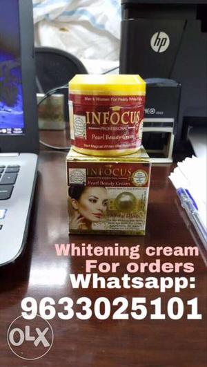 Infocus whitening cream for men and women with