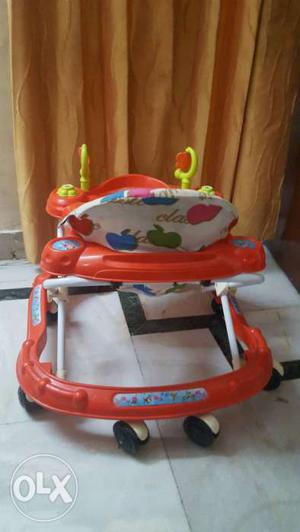Kids walker in good condition. 6 wheels. safe and