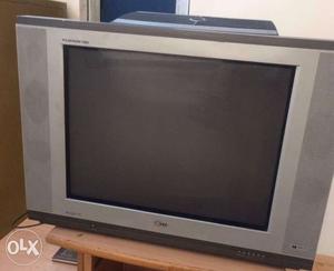 LG TV 32" coloured flatron TV with Tv trolley