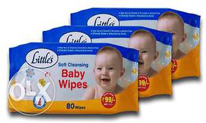 Littles Baby wipes soft cleansing