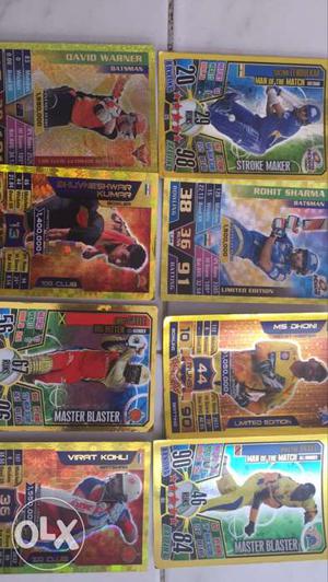 Many more limited and best edition Cricket attax Trading