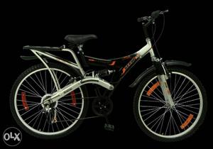 New aluminium wheel bicycle with front and back gear fully