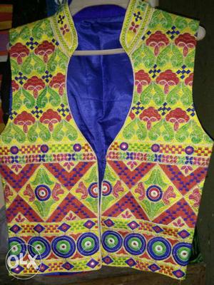 New and unused Royal traditional jacket on plain kurtis for