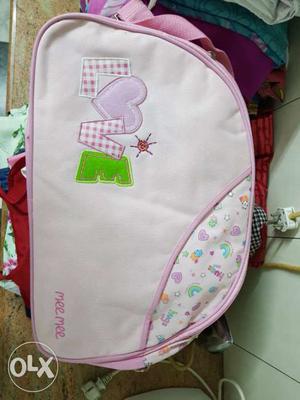 Pink colour toddlers bag