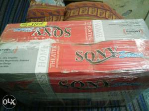 Red And Grey Sony Series Box