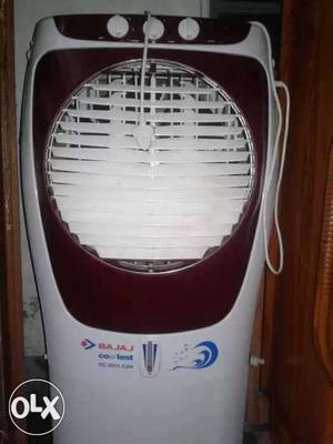 Red And White Bajaj Air Cooler