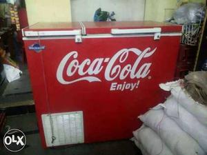 Red And White Coca Cola Chest Freezer