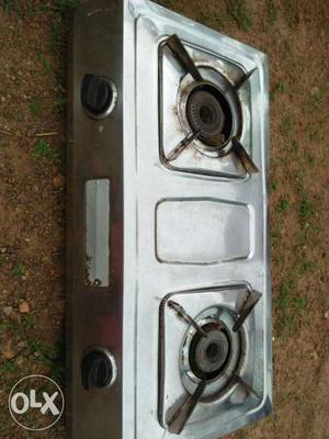 Stainless Steel 2-burner Stove Cooktop