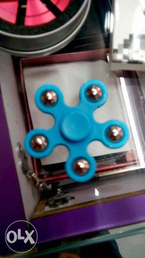 Teal 5-axis Fidget Spinner