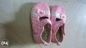 Toddler's Pair Of Pink Shoes