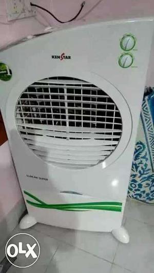 White And Green KenStar Air Cooler