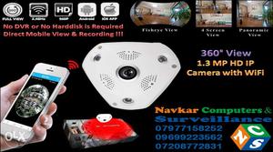 Wireless Camera 360° Rotation CCTV Camera
