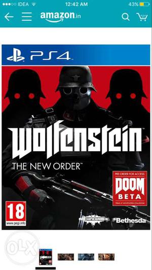 Wolfenstein PS4 game