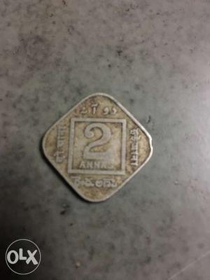 2 India Anna Coin