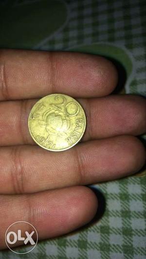 20 Paise Indian Coin ()