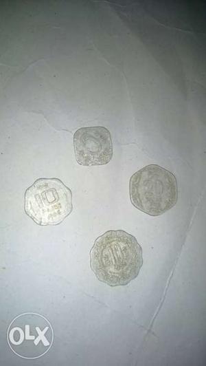 4 pics old Indian coins