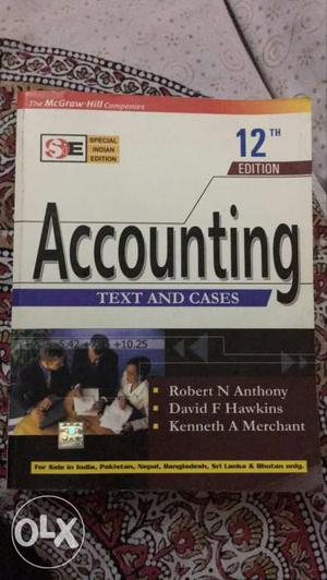 Accounting Text And Cases 12th Edition Book