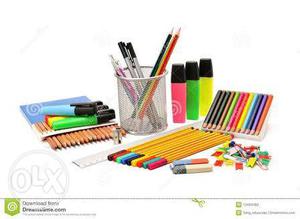 All type of stationery items at whole sale rates