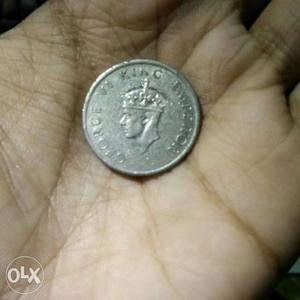 Antique Half rupees coin of year  of George