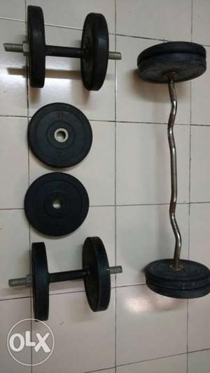 Barbell And Dumbbell Set