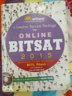 Bitsat Book By Arihant Publication With Free Cd