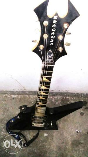 Black Braganza Electric Guitar