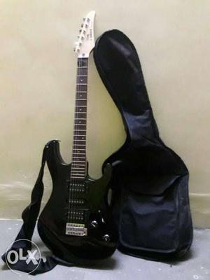 Black RG-style Yamaha Electric Guitar With original yamaha