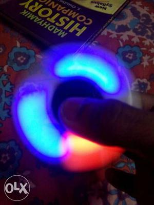 Blue And Red LED Hand Spinner
