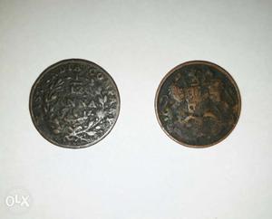 East India Company coin 1/12 anna