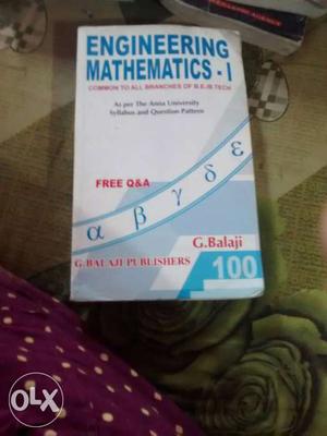 Engineering Mathematics 1 By G. Balaji