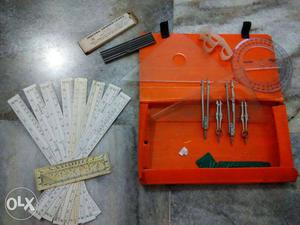 Engineering drawing toolbox. In good condition