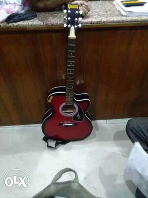 Givison red guitar