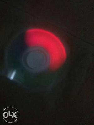 Green And Red Hand Spinner
