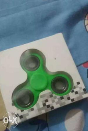 Green Fidget Hand Spinner In Box