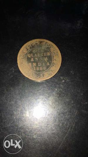 Its  one quarter anna coin