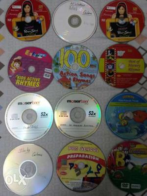 Kids rhyme, cartoon and education CDs  in