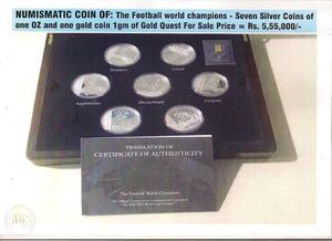 Numismatic Coin Of: Football World Champions