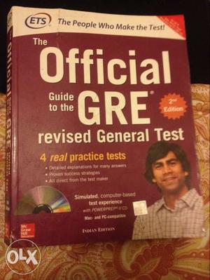 Official gre prep book almost new.