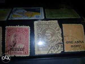 Old stamp postal