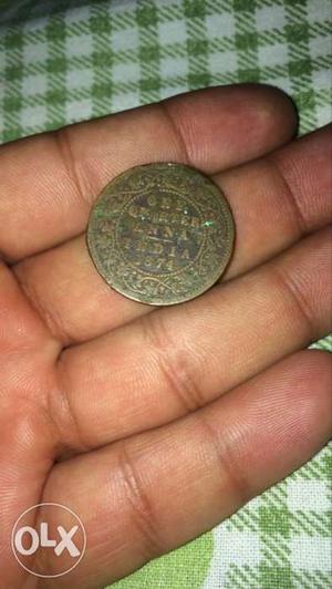 One Quarter Anna () Coin of Victoria Queen