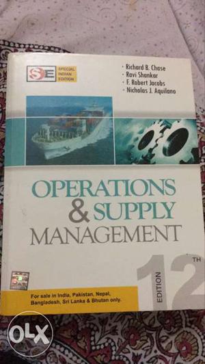 Operation And Supply Management Book