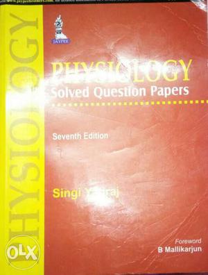 Physiology Solved Question Papers Seventh Edition Singi Book