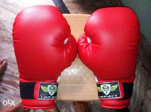 Red Impact Punching Gloves